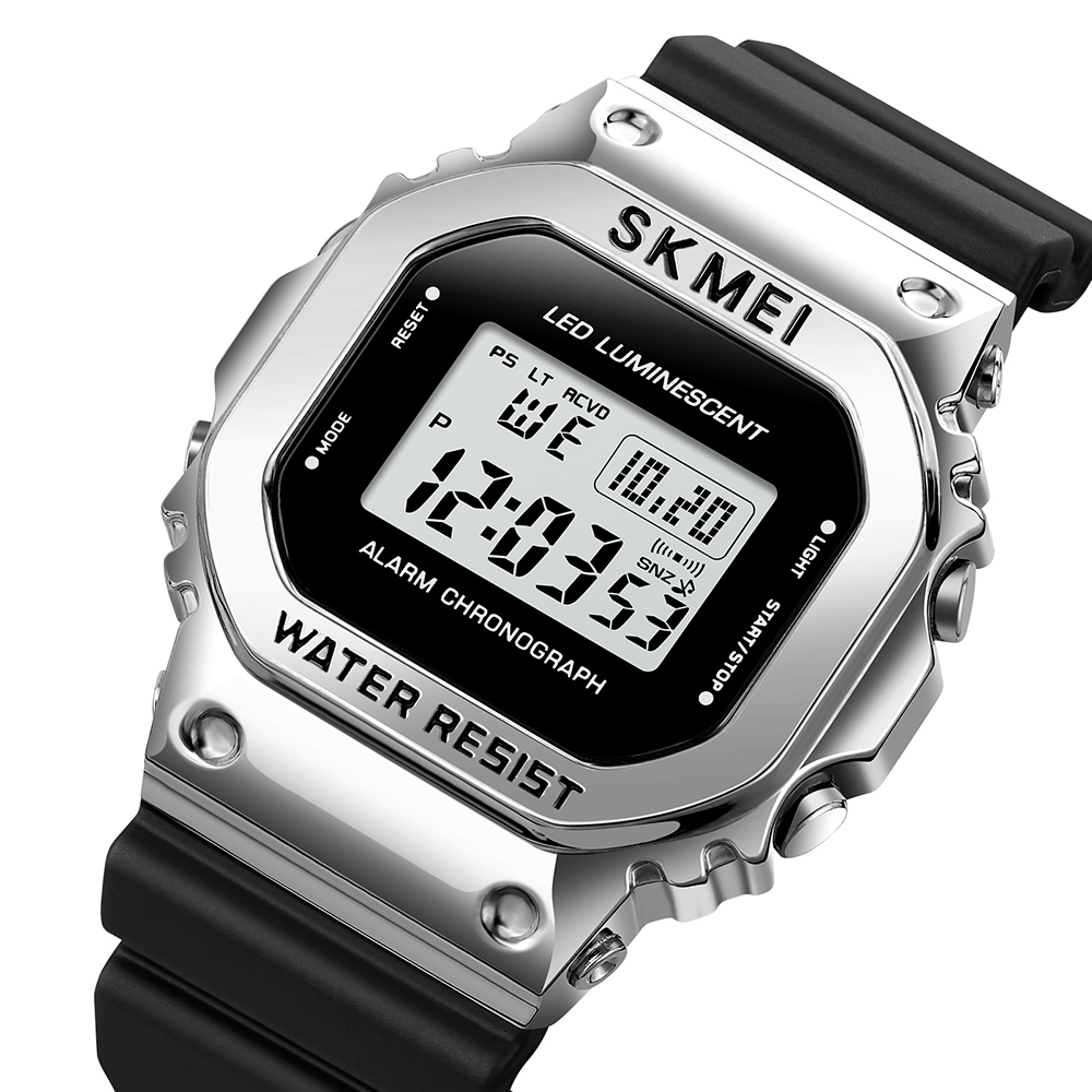 Skmei 1851SIBK Silver Black — изображение 2