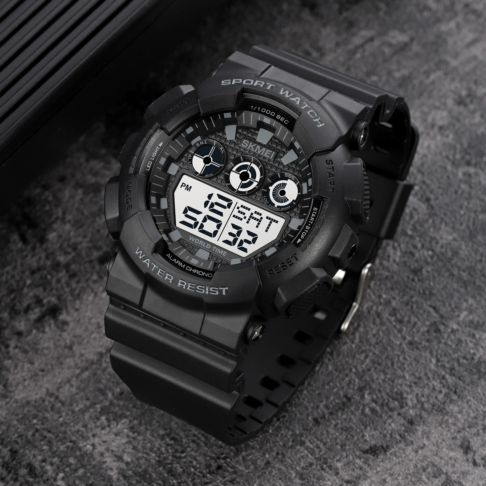 Skmei 1857BKWT Black-White SALE — изображение 3