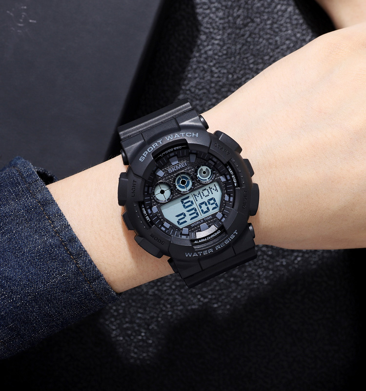 Skmei 1857BKWT Black-White SALE — изображение 4