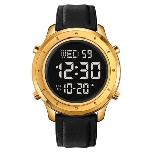 Skmei 1864LGDBK Gold-Black Leather SALE