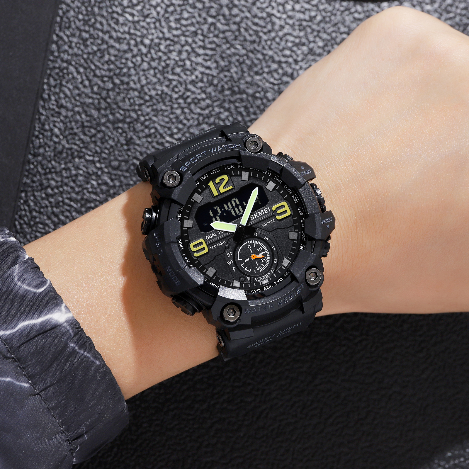 Skmei 1965BK black. - Зображення 3