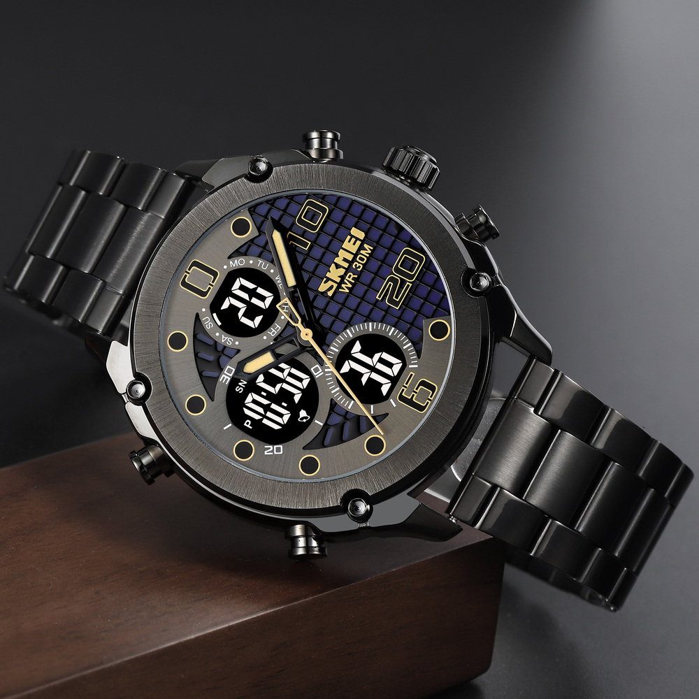 Skmei 1975SBKBK Black-Black Steel - Зображення 4