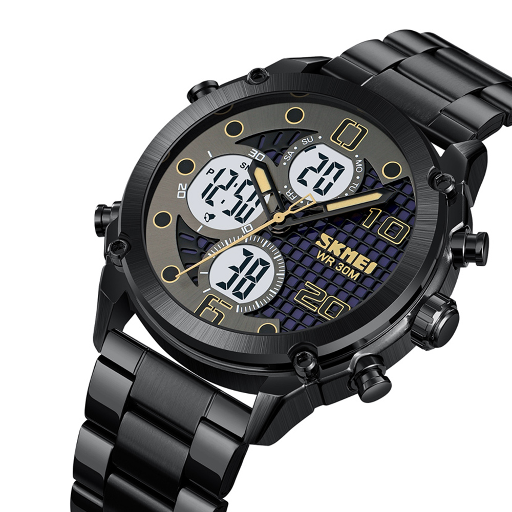 Skmei 1975SBKWT Black-White Steel - Зображення 2