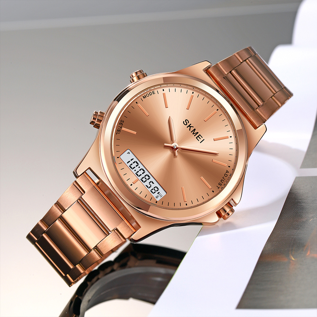 Skmei 2120RGRG Rose Gold-Rose Gold SALE - Зображення 4
