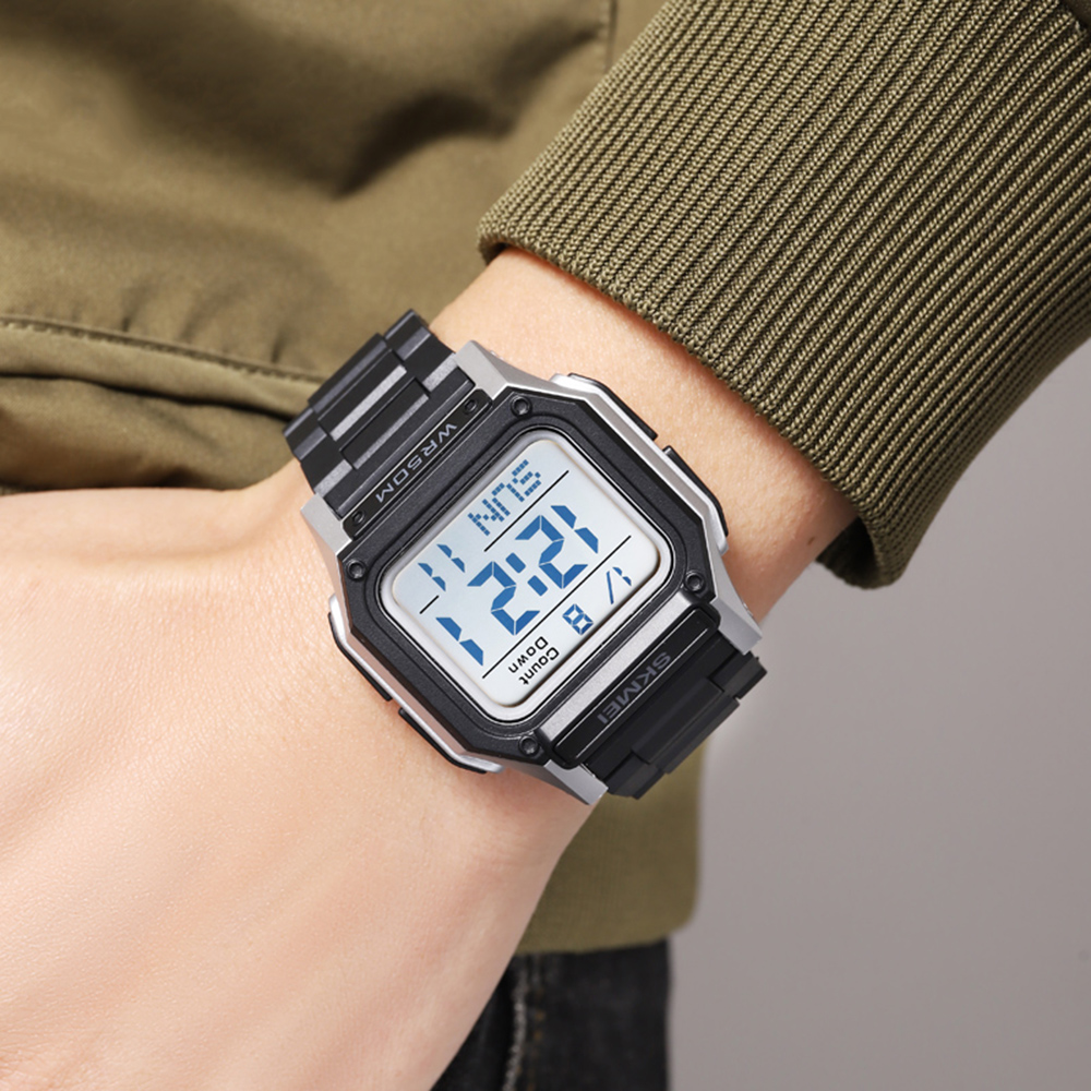 Skmei 2264BKSIWT Black-Silver-White — изображение 4