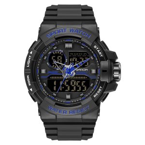 Sanda 6025 Black-Blue