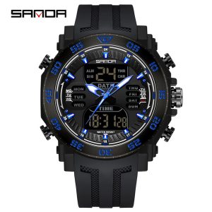 Sanda 6029 Black-Blue