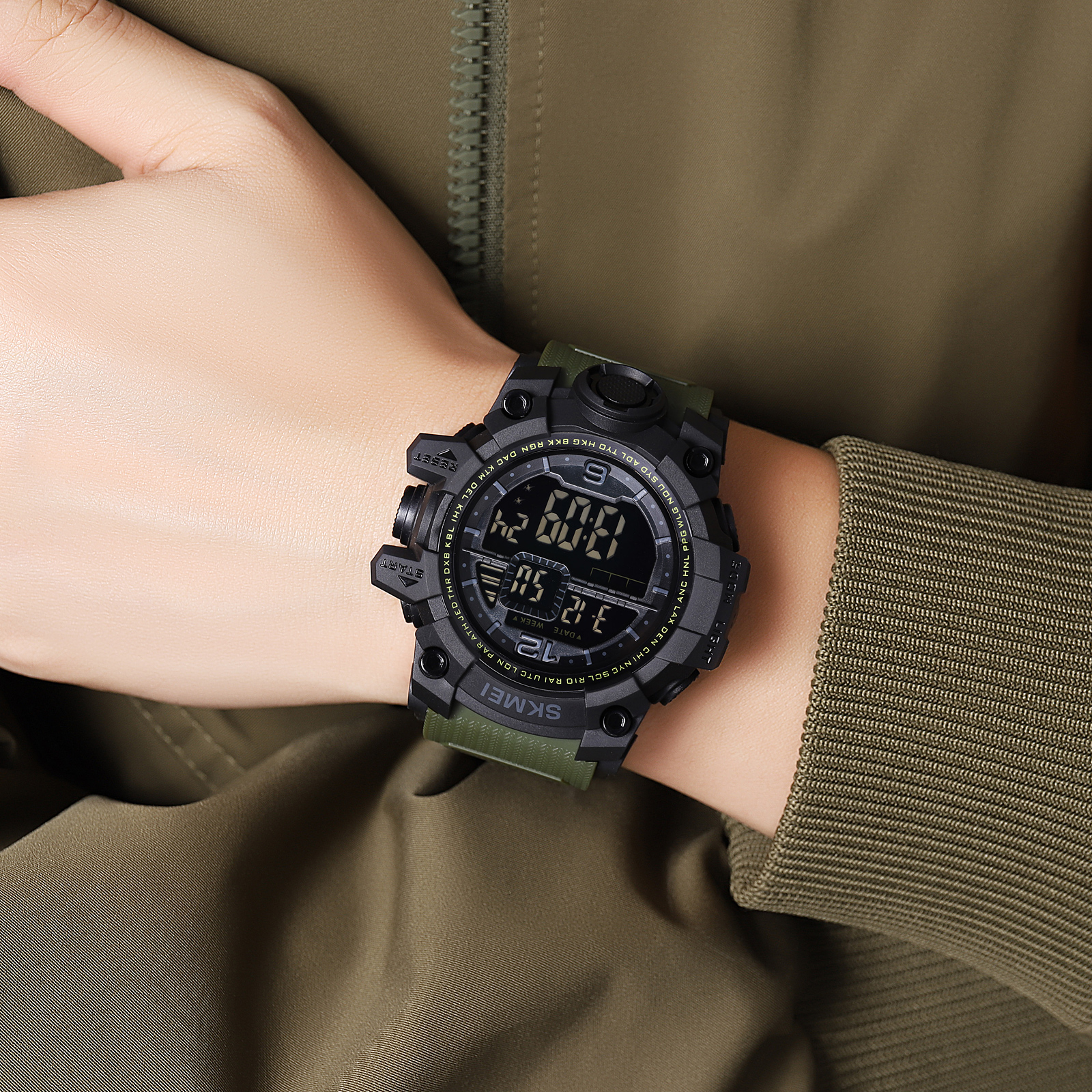 Skmei 2245AG Army Green — изображение 5