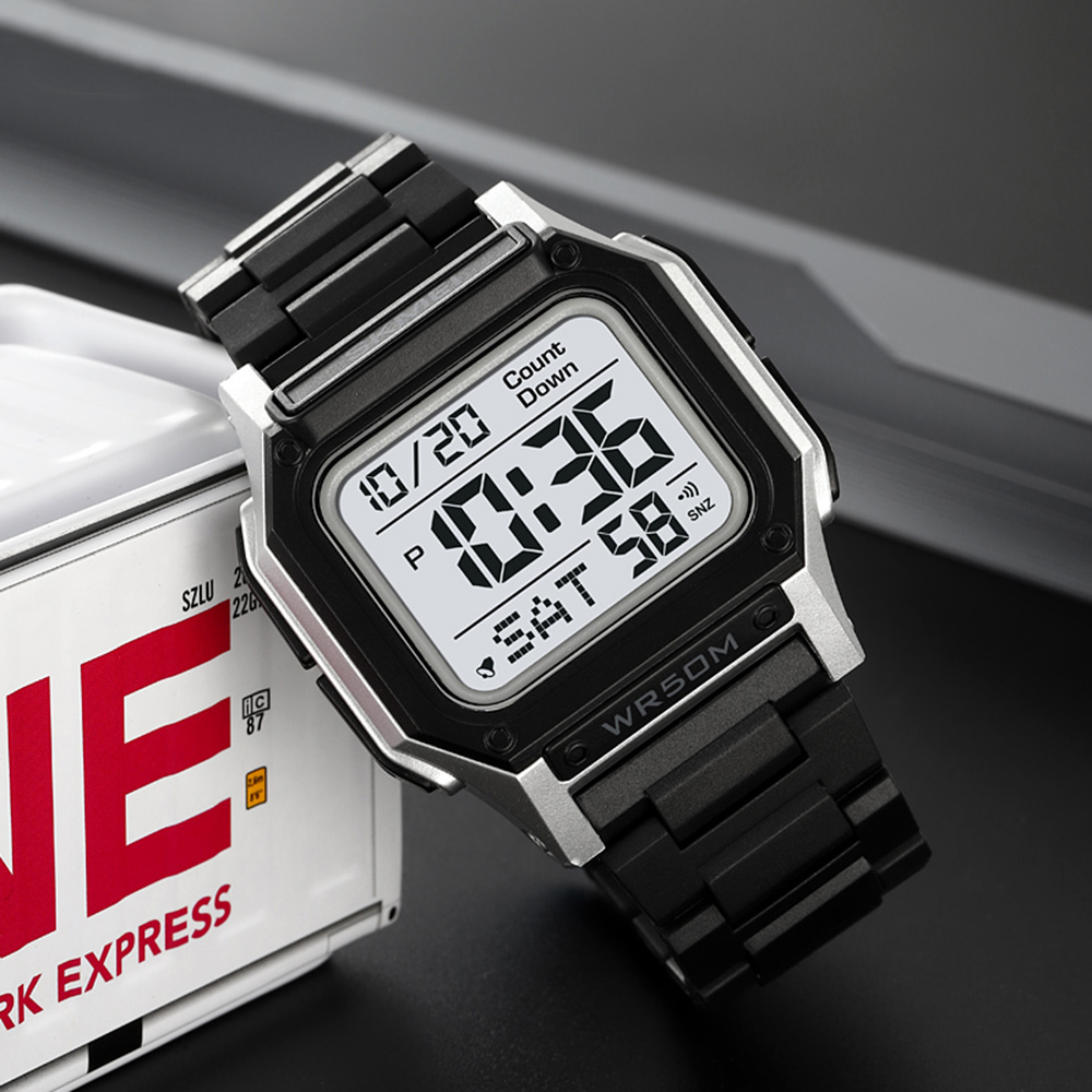 Skmei 2264BKSIWT Black-Silver-White — изображение 5