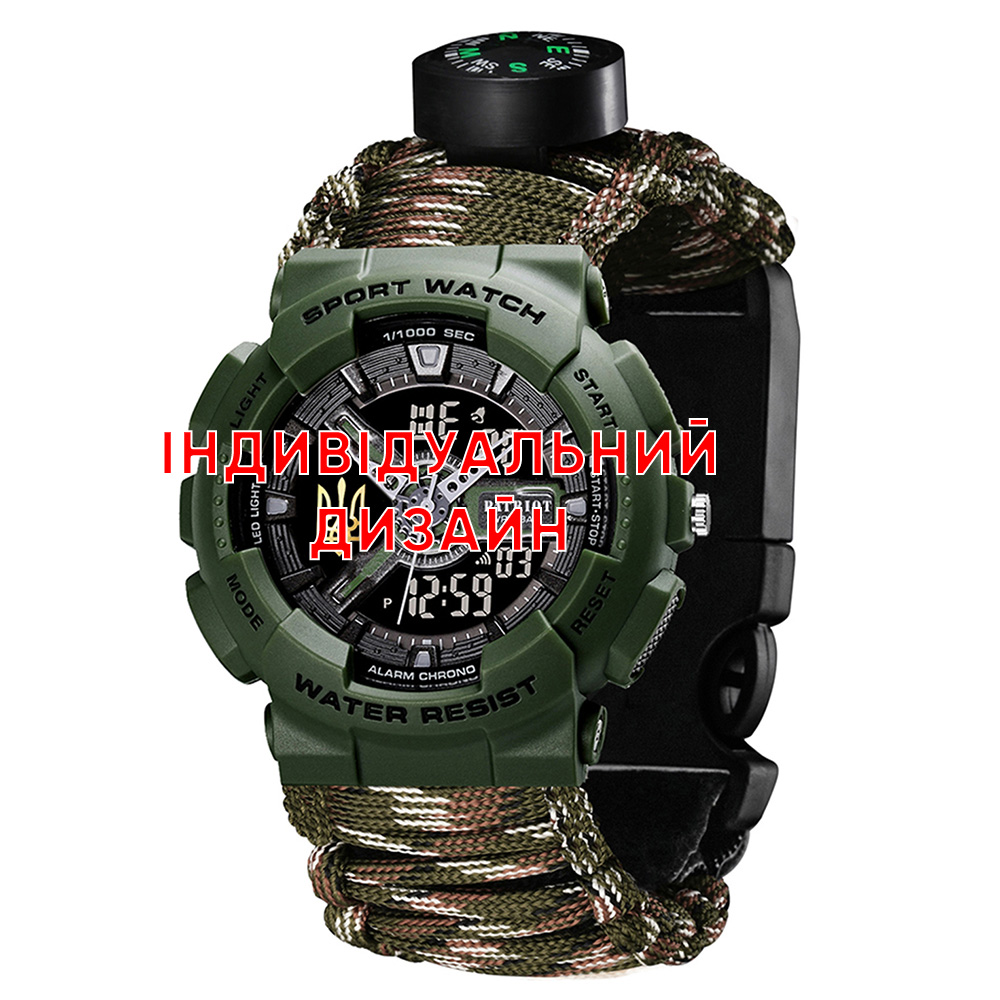 Наручний годинник Awarder 005P Army Green CG Індивідуальний дизайн img-1