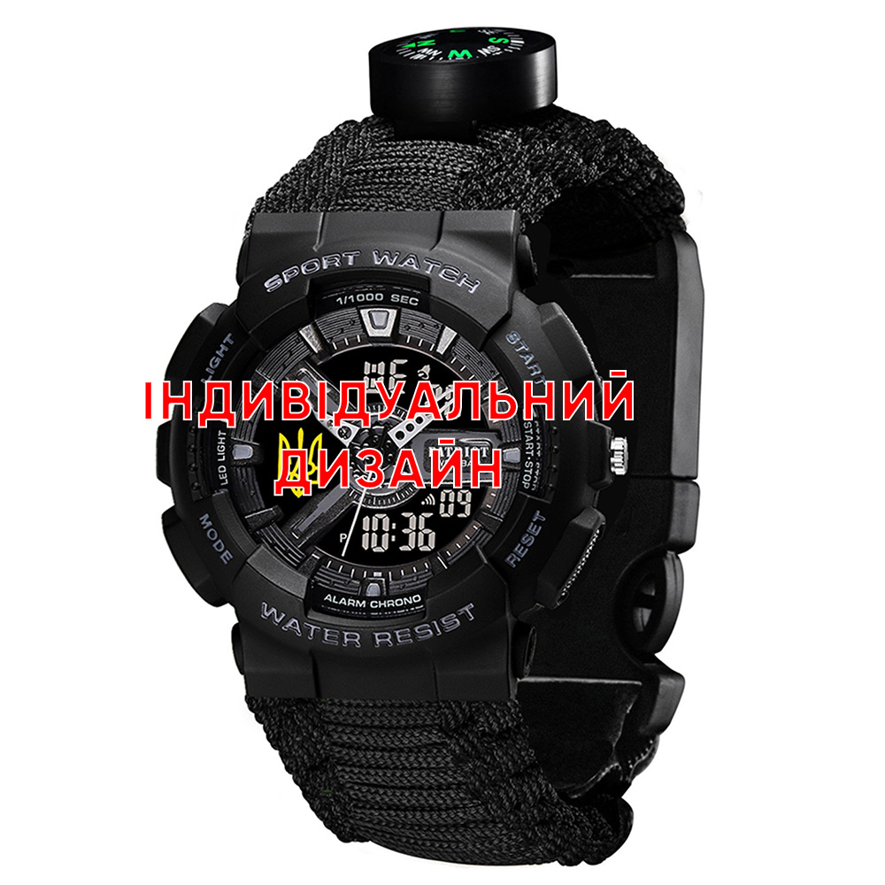 Наручний годинник Awarder 005P Black BK Індивідуальний дизайн img-1