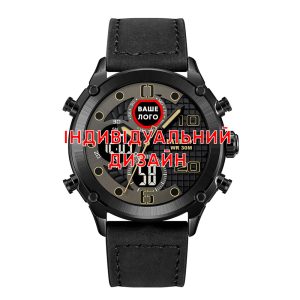 Наручний годинник Awarder 017 All Black Індивідуальний дизайн img-1