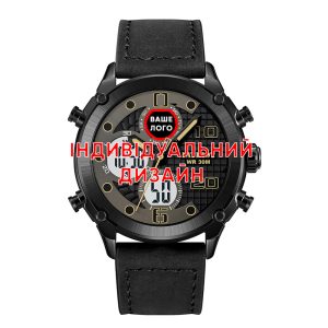 Наручний годинник Awarder 017 Black-White Індивідуальний дизайн img-1