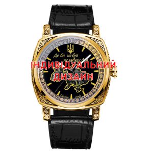 Наручний годинник Awarder 021 Gold Leather Індивідуальний дизайн img-1