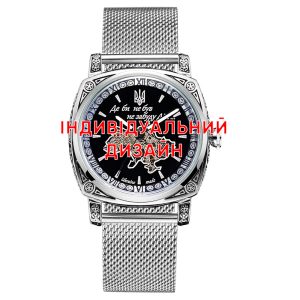 Наручний годинник Awarder 021 Silver Mesh Індивідуальний дизайн img-1