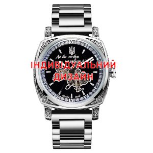 Наручний годинник Awarder 021 Silver Steel Індивідуальний дизайн img-1