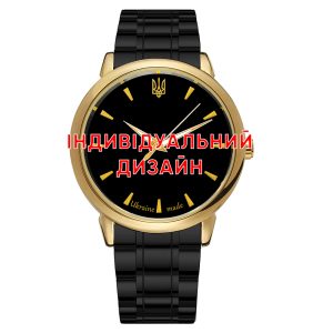 Наручний годинник Awarder 022 Gold-Black Metall Індивідуальний дизайн img-1