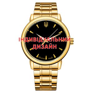 Наручний годинник Awarder 022 Gold Metall Індивідуальний дизайн img-1