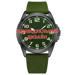 Наручний годинник Awarder 041 Army Green-Black Індивідуальний дизайн img-1