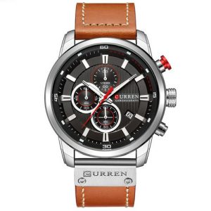 Наручний годинник Curren 8291 Brown-Silver-Black img-1