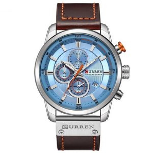 Наручний годинник Curren 8291 Silver-Blue img-1