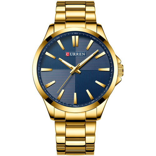 Наручний годинник Curren 8322 Gold-Blue img-1