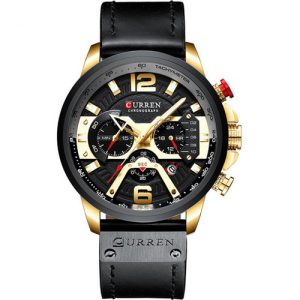 Наручний годинник Curren 8329 Black-Gold img-1