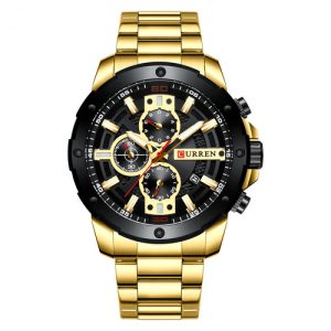 Наручний годинник Curren 8336 Gold-Black img-1