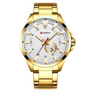 Наручний годинник Curren 8372 Gold-White img-1