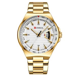 Наручний годинник Curren 8375 Gold-White img-1