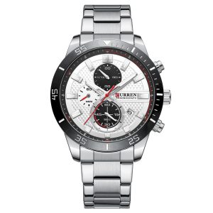 Наручний годинник Curren 8417 Silver-Black img-1