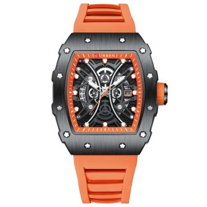 Наручний годинник Curren 8438 Black-Orange img-1