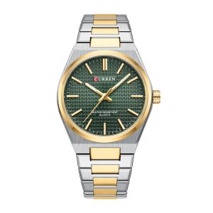 Наручний годинник Curren 8439L Silver-Gold-Green img-1