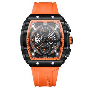 Наручний годинник Curren 8442 Black-Orange img-1