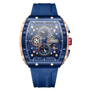 Наручний годинник Curren 8442 Gold-Blue img-1