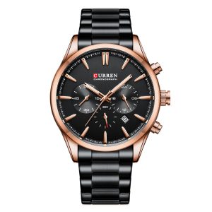 Наручний годинник Curren 8446 Rose Gold-Black img-1