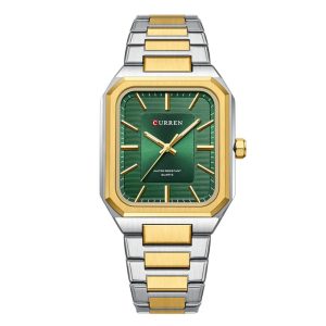 Наручний годинник Curren 8457 Gold-Green img-1
