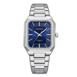 Наручний годинник Curren 8457 Silver-Blue img-1