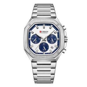 Наручний годинник Curren 8459 Silver-White img-1