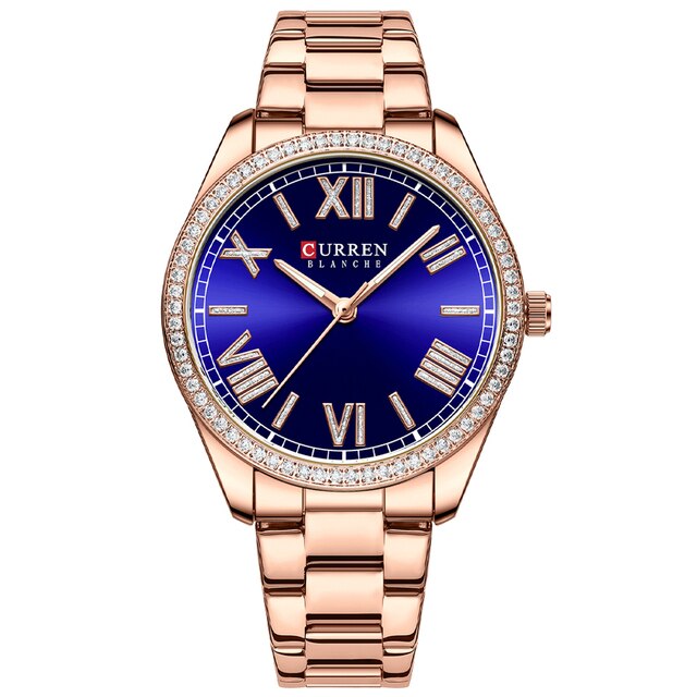 Наручний годинник Curren 9088 Rose Gold-Blue img-1