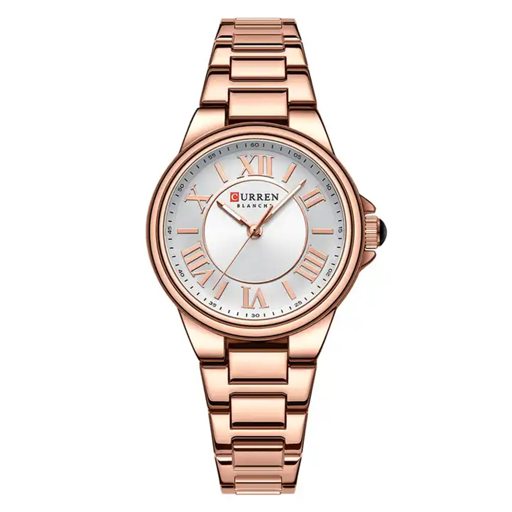 Наручний годинник Curren 9091 Rose Gold-White img-1