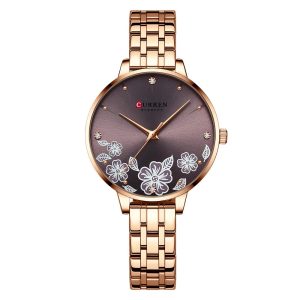 Наручний годинник Curren C9068L Gold Cofee img-1