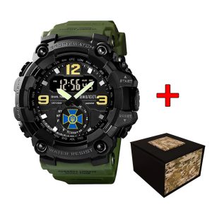 Наручний годинник Awarder 004 СБУ Army Green-Black img-1