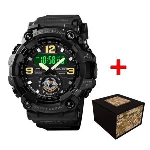 Наручний годинник Awarder 004BKSSO ССО Чорні + Коробка img-1