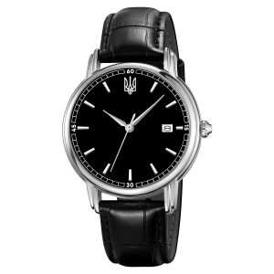 Наручний годинник Awarder 020 Тризуб срібло Silver-Black img-1