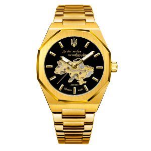 Наручний годинник Awarder 026-3D Де би не був Gold-Black img-1