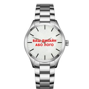 Наручний годинник Awarder 035 Ваше лого Silver-White Metal img-1