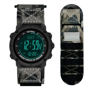 Наручний годинник Awarder 036 Nylon Pro Black-Camo Green img-1