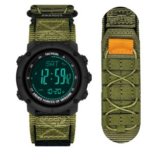 Наручний годинник Awarder 036 Nylon Tactic Black-Army Green img-1