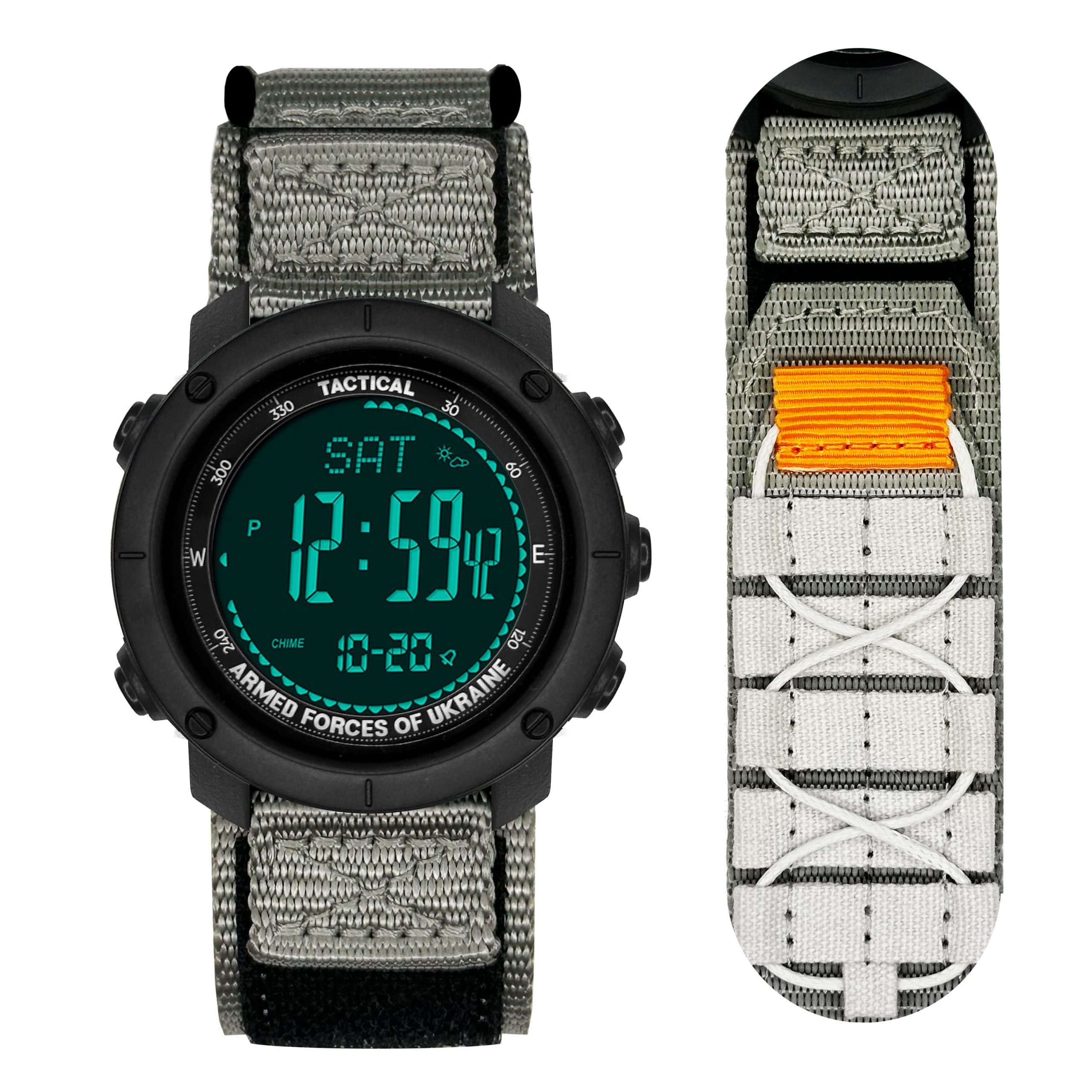 Наручний годинник Awarder 036 Nylon Tactic Black-Grey img-1